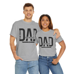 Tee shirt Homme Dad Papa The man the myth the legend idée cadeau fête des pères