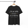Tee shirt Unisex Noir Je ne râle pas je m'exprime idée cadeau humour drôle amusant Homme/Femme