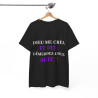 Tee shirt Unisex Noir Dieu me créa et dit idée cadeau humour drôle amusant fun Homme/Femme