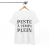 Tee shirt Femme Peste à temps plein idée cadeau humour drôle amusant