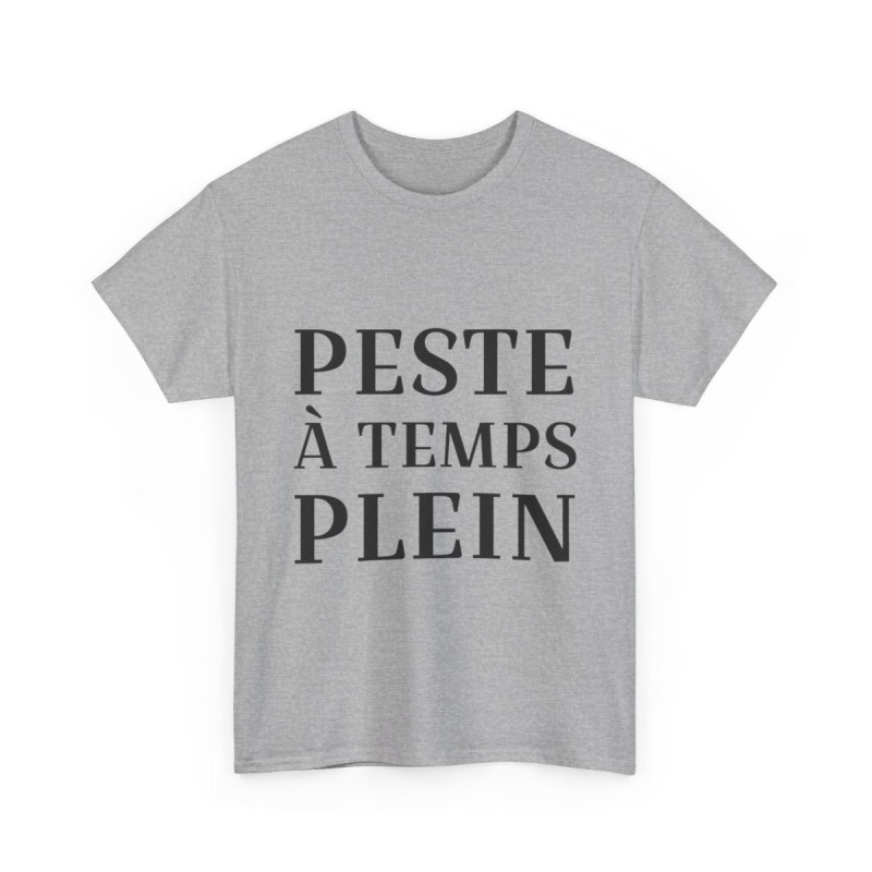 Tee shirt Femme Peste à temps plein idée cadeau humour drôle amusant