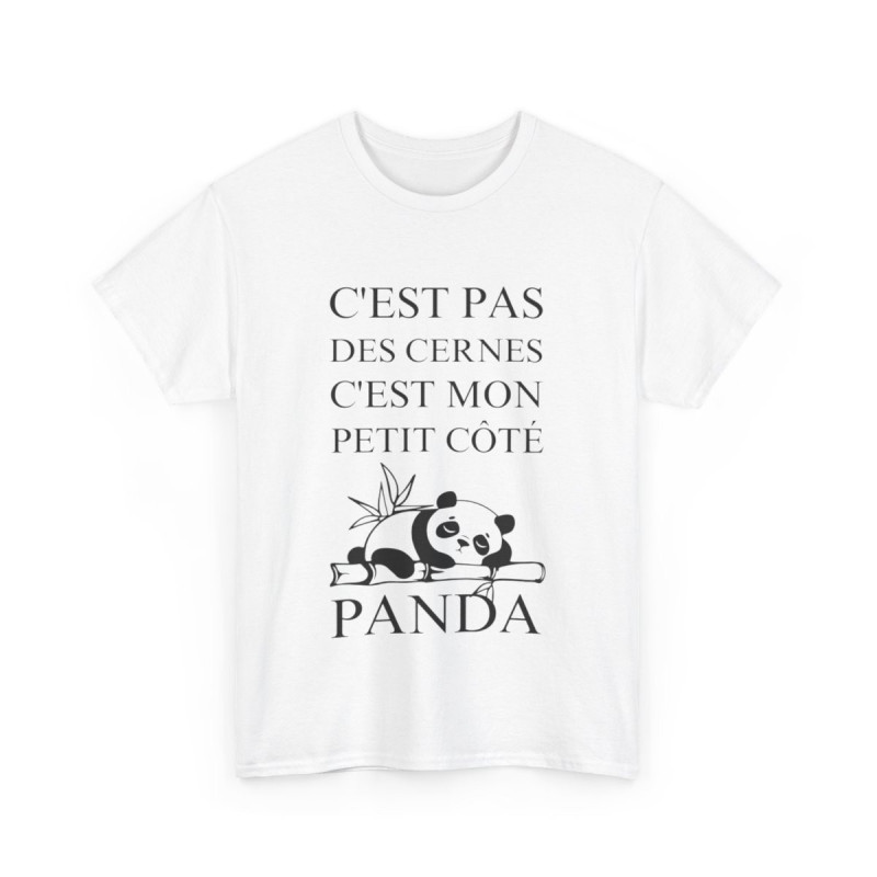 Tee shirt Unisex Panda idée cadeau humour drôle amusant Homme/Femme