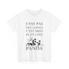 Tee shirt Unisex Panda idée cadeau humour drôle amusant Homme/Femme
