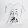 Tee shirt Unisex Panda idée cadeau humour drôle amusant Homme/Femme