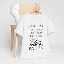 Tee shirt Unisex Panda idée cadeau humour drôle amusant Homme/Femme