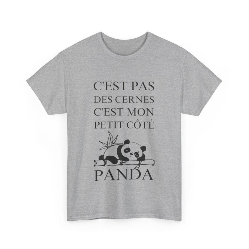 Tee shirt Unisex Panda idée cadeau humour drôle amusant Homme/Femme