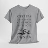 Tee shirt Unisex Panda idée cadeau humour drôle amusant Homme/Femme