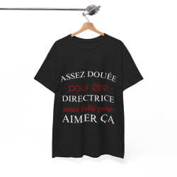 Tee shirt Noir Femme Directrice idée cadeau humour drôle amusant rigolo