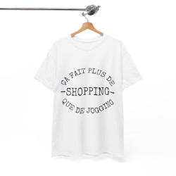 Tee shirt Unisex Shopping idée cadeau humour drôle amusant Homme/Femme