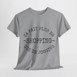 Tee shirt Unisex Shopping idée cadeau humour drôle amusant Homme/Femme