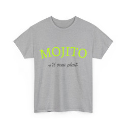 Tee shirt Unisex Mojito s'il vous plait idée cadeau humour drôle amusant Homme/Femme
