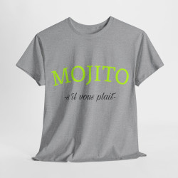 Tee shirt Unisex Mojito s'il vous plait idée cadeau humour drôle amusant Homme/Femme