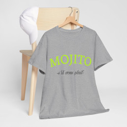Tee shirt Unisex Mojito s'il vous plait idée cadeau humour drôle amusant Homme/Femme