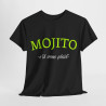 Tee shirt Noir Unisex Mojito s'il vous plait idée cadeau amusant drôle humour Homme/Femme