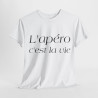 Tee shirt Unisex L'apéro c'est la vie Idée cadeau humour drôle amusant Homme/Femme