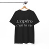 Tee shirt Noir Unisex L'apéro c'est la vie Idée cadeau humour drôle amusant Homme/Femme