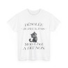 Tee shirt Unisex Mon chat a dit non idée cadeau humour drôle amusant Homme/Femme