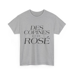 Tee shirt Femme Des copines et du rosé idée cadeau humour drôle amusant