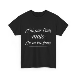Tee shirt Noir Unisex J'ai...