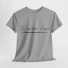 Tee shirt Unisex Je m'en fous idée cadeau humour drôle amusant Homme/Femme