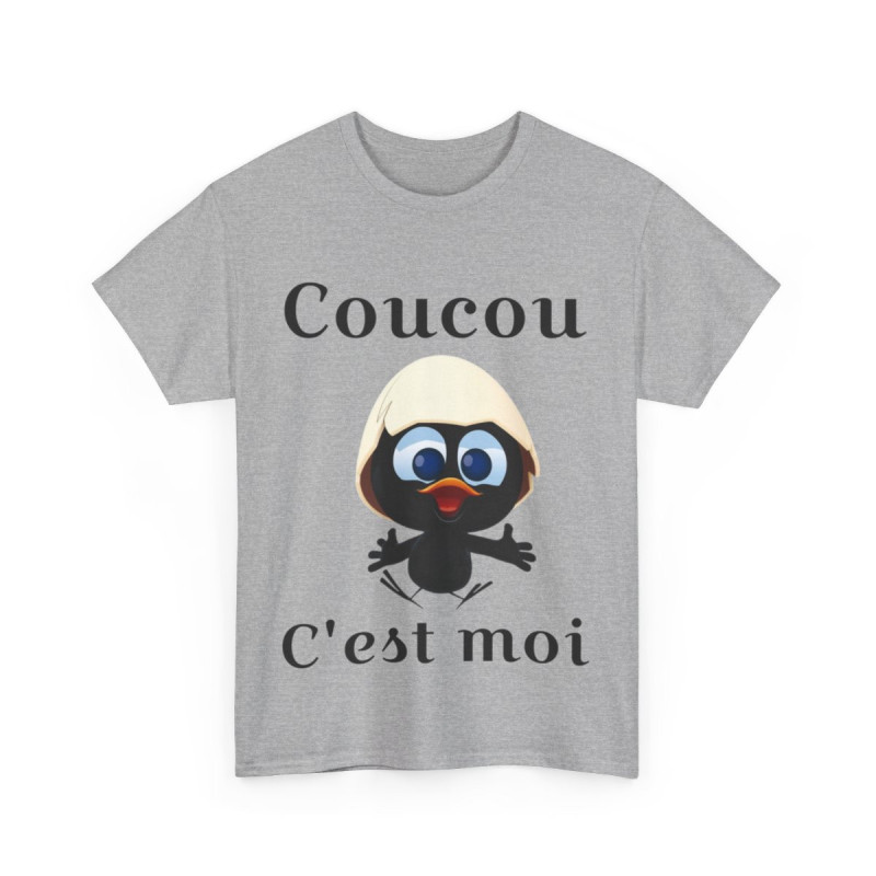 Tee shirt Unisex Caliméro Coucou c'est moi Homme/Femme