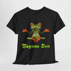 Tee shirt Unisex Grenouille Yoga Zen Homme/Femme