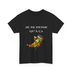Tee shirt Noir  Unisex Je...
