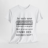 Tee shirt Femme Je suis une emmerdeuse Idée cadeau humour drôle amusant