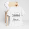Tee shirt Femme Je suis une emmerdeuse Idée cadeau humour drôle amusant