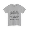 Tee shirt Femme Je suis une emmerdeuse Idée cadeau humour drôle amusant