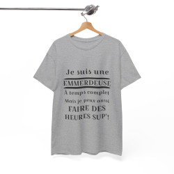 Tee shirt Femme Je suis une emmerdeuse Idée cadeau humour drôle amusant