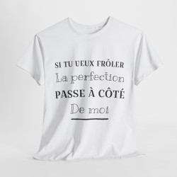 Tee shirt Unisex Perfection idée cadeau humour drôle amusant Homme/Femme