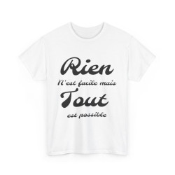 Tee shirt Unisex Rien n'est...
