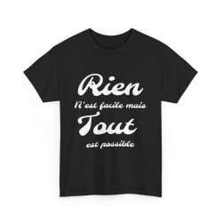 Tee shirt Unisex Rien n'est...