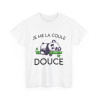 Tee shirt Unisex Je me la coule douce panda idée cadeau humour drôle amusant Homme/Femme
