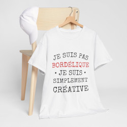 Tee shirt Femme Bordélique Idée cadeau humour drôle amusant