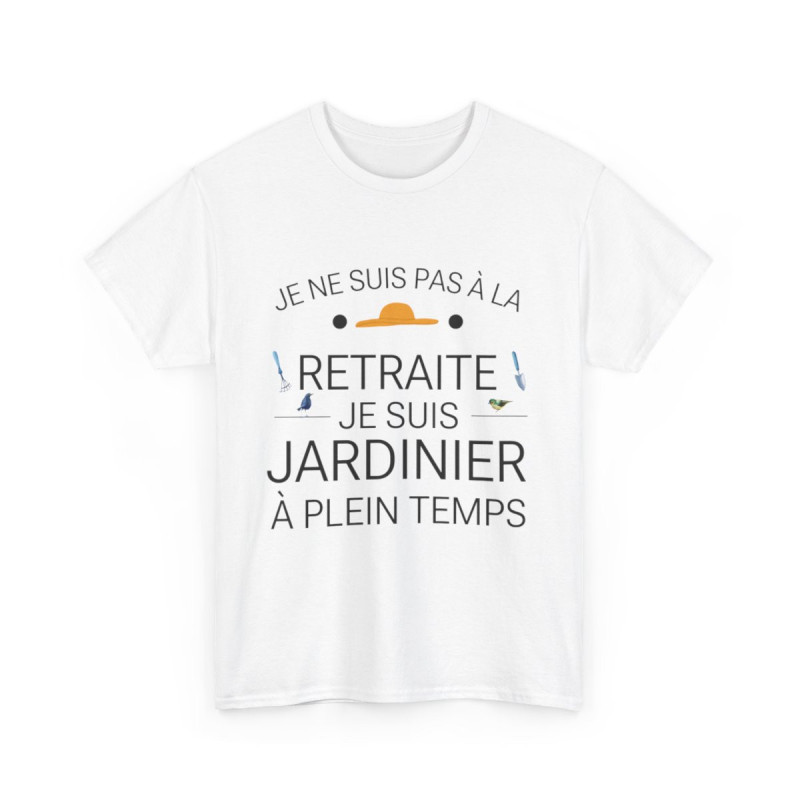 Tee shirt Unisex Retraite jardinier idée cadeau humour drôle amusant