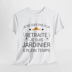 Tee shirt Unisex Retraite jardinier idée cadeau humour drôle amusant