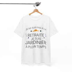 Tee shirt Unisex Retraite jardinier idée cadeau humour drôle amusant