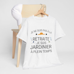 Tee shirt Unisex Retraite jardinier idée cadeau humour drôle amusant