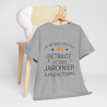 Tee shirt Unisex Retraite jardinier idée cadeau humour drôle amusant