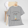 Tee shirt Unisex Je n'ai pas le temps je suis à la retraite idée cadeau humour drôle amusant Homme/Femme