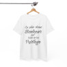 Tee shirt Unisex Le plus doux Bonheur est celui qu'on partage idée cadeau Citation
