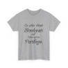 Tee shirt Unisex Le plus doux Bonheur est celui qu'on partage idée cadeau Citation
