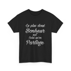 Tee shirt Noir Unisex Le...