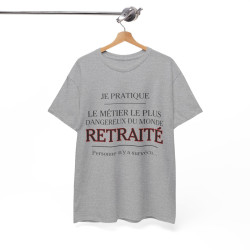 Tee shirt Unisex Métier retraité idée cadeau humour drôle amusant Homme/Femme