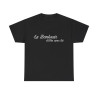 Tee shirt Noir  Unisex Le Bonheur d'être avec toi idée cadeau citation