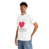 Tee shirt Unisex Coeur ensemble on va plus loin idée cadeau amour love Homme/Femme