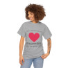Tee shirt Unisex Coeur ensemble on va plus loin idée cadeau amour love Homme/Femme