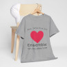 Tee shirt Unisex Coeur ensemble on va plus loin idée cadeau amour love Homme/Femme